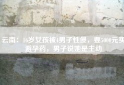 云南：16岁女孩被4男子性侵，要5000元买避孕药，男子说她是主动