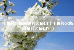 手机经常断网是什么原因（手机经常断网是什么原因？）